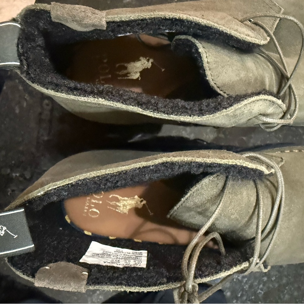 Polo Ralph Lauren Boots in Tan Suede - Picture 3 of 4